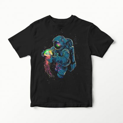 Camiseta Negra Astronauta