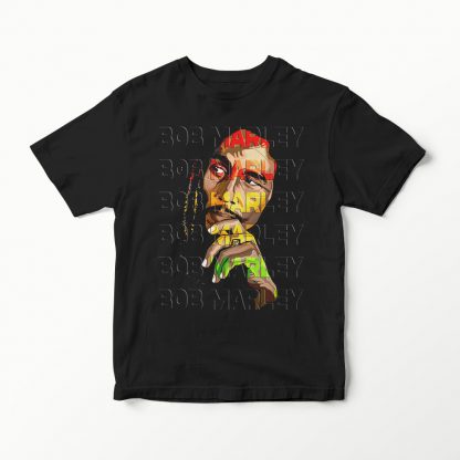 Camiseta Negra Bob Marley