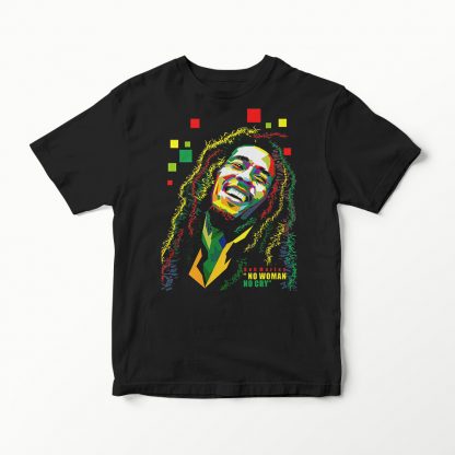 Camiseta Negra Bob Marley