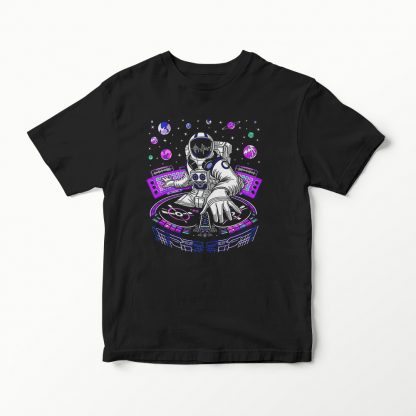 Camiseta Negra DJ Astronauta