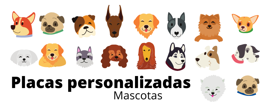 Placas Personalizadas Mascotas