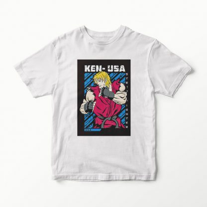 Camiseta Street Figther Ken